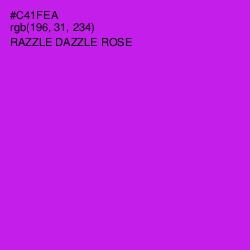 #C41FEA - Razzle Dazzle Rose Color Image