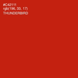 #C42111 - Thunderbird Color Image