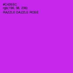 #C426EC - Razzle Dazzle Rose Color Image