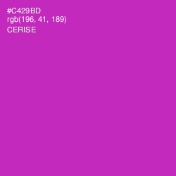 #C429BD - Cerise Color Image