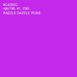 #C429EC - Razzle Dazzle Rose Color Image