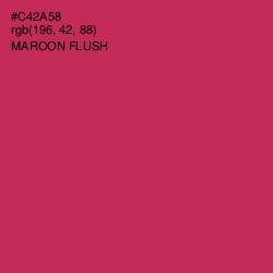 #C42A58 - Maroon Flush Color Image