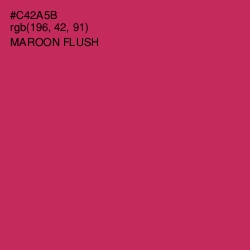 #C42A5B - Maroon Flush Color Image