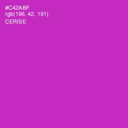 #C42ABF - Cerise Color Image