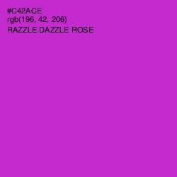 #C42ACE - Razzle Dazzle Rose Color Image