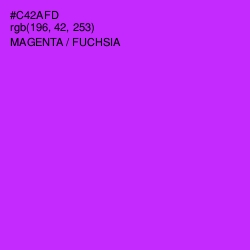 #C42AFD - Magenta / Fuchsia Color Image