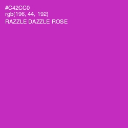 #C42CC0 - Razzle Dazzle Rose Color Image