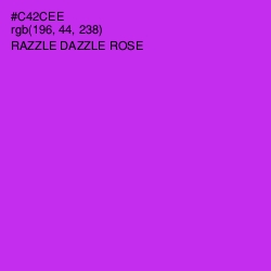 #C42CEE - Razzle Dazzle Rose Color Image