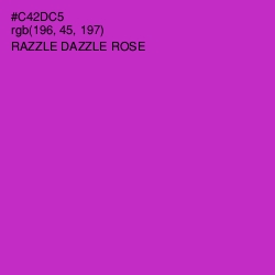 #C42DC5 - Razzle Dazzle Rose Color Image