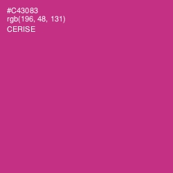 #C43083 - Cerise Color Image
