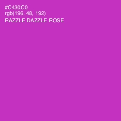 #C430C0 - Razzle Dazzle Rose Color Image