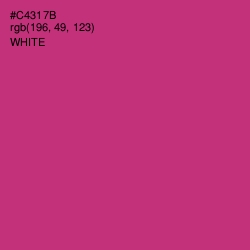 #C4317B - Cerise Red Color Image