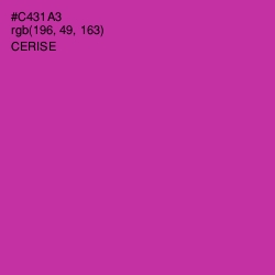 #C431A3 - Cerise Color Image