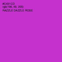 #C431CD - Razzle Dazzle Rose Color Image