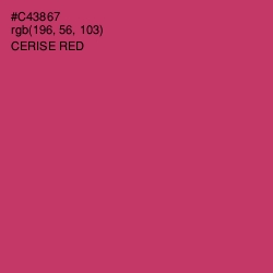 #C43867 - Cerise Red Color Image