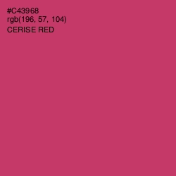 #C43968 - Cerise Red Color Image