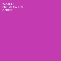 #C43BB1 - Cerise Color Image