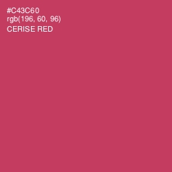#C43C60 - Cerise Red Color Image
