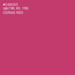 #C43C6D - Cerise Red Color Image