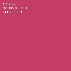 #C43D65 - Cerise Red Color Image