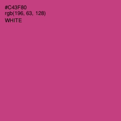 #C43F80 - Cerise Color Image