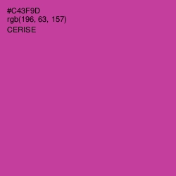 #C43F9D - Cerise Color Image