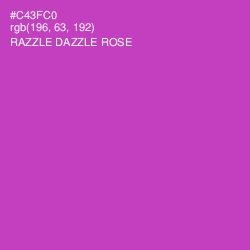 #C43FC0 - Razzle Dazzle Rose Color Image