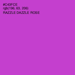 #C43FCE - Razzle Dazzle Rose Color Image