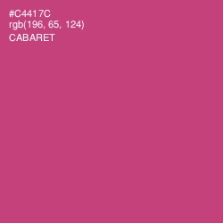 #C4417C - Cabaret Color Image