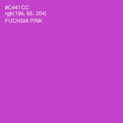#C441CC - Fuchsia Pink Color Image