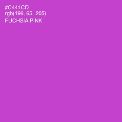 #C441CD - Fuchsia Pink Color Image