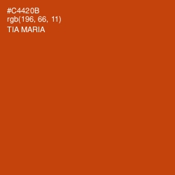 #C4420B - Tia Maria Color Image