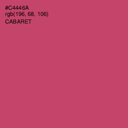 #C4446A - Cabaret Color Image