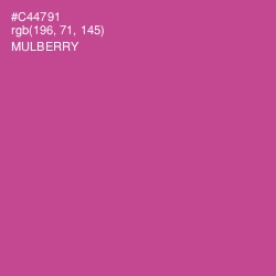 #C44791 - Mulberry Color Image