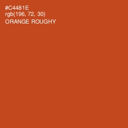 #C4481E - Orange Roughy Color Image