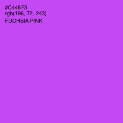 #C448F3 - Fuchsia Pink Color Image