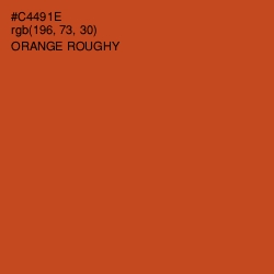 #C4491E - Orange Roughy Color Image