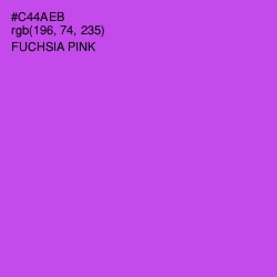 #C44AEB - Fuchsia Pink Color Image