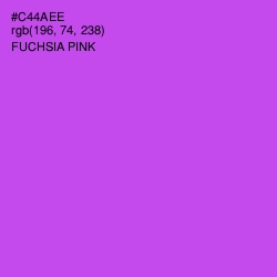 #C44AEE - Fuchsia Pink Color Image