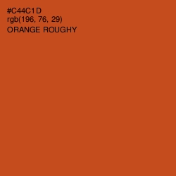 #C44C1D - Orange Roughy Color Image