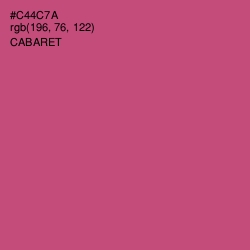 #C44C7A - Cabaret Color Image