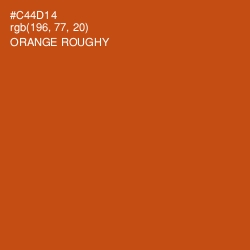 #C44D14 - Orange Roughy Color Image