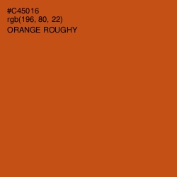 #C45016 - Orange Roughy Color Image