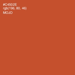 #C4502E - Mojo Color Image