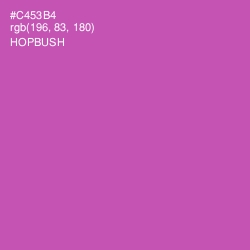 #C453B4 - Hopbush Color Image