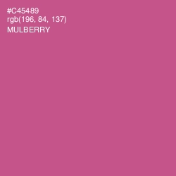 #C45489 - Mulberry Color Image