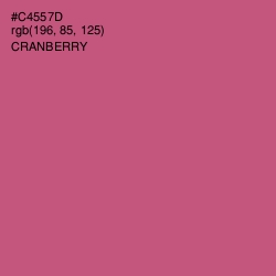 #C4557D - Cranberry Color Image