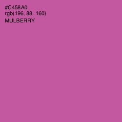 #C458A0 - Mulberry Color Image