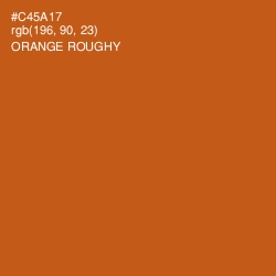 #C45A17 - Orange Roughy Color Image