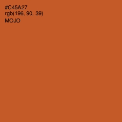 #C45A27 - Mojo Color Image